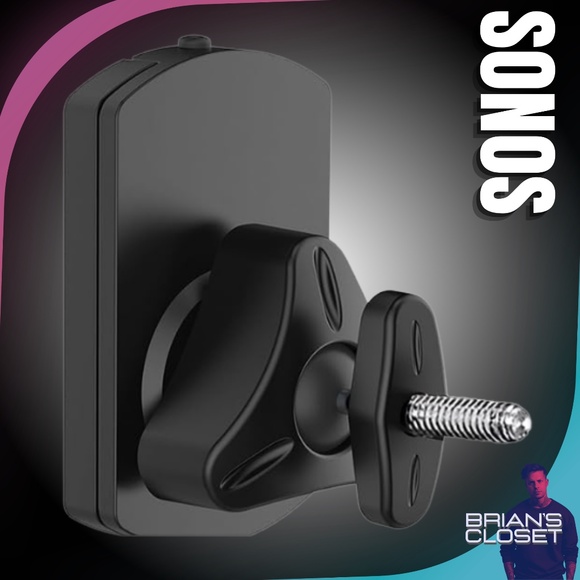 SONOS Play:1 Compact Wireless WiFi Smart Speaker & WALI Wall Mount - Black - Picture 6 of 16